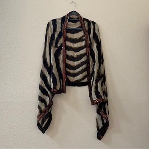 NWOT INC Viscose Animal Print Scarf